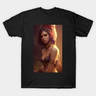 Pretty Fantasy Elf Warrior T-Shirt